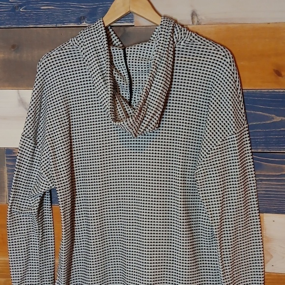 Melloday Black and White hoodie S - Picture 6 of 7